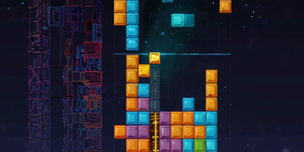 Tetris video game